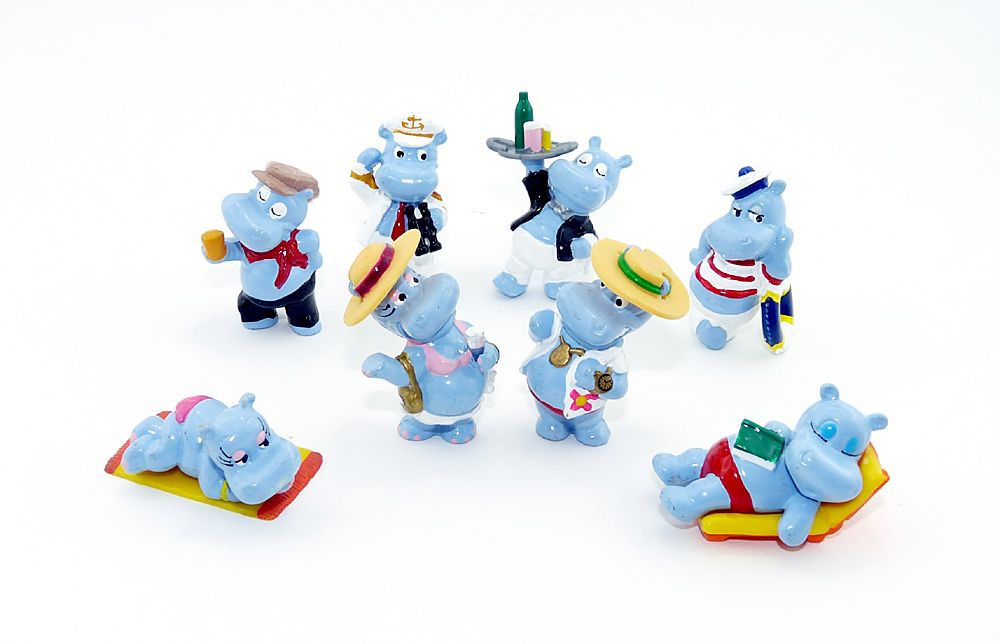 Wertvolle ü Ei Figuren Happy Hippo Satz Happy Hippos aus dem Merendero Ei von 2001 - Ü-Ei online Shop auf