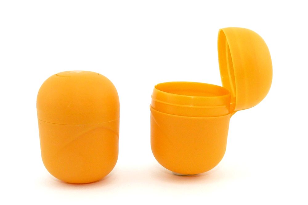 25 Überraschungseier Kapseln in orange (ÜEier Kapsel von Ferrero) ÜEi online Shop auf