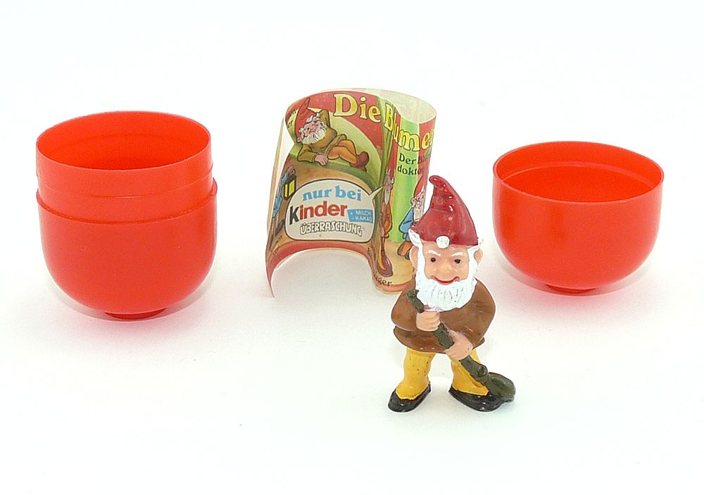 Blütenstaubfeger noch im original roten Ei mit Beipackzettel - Ü-Ei ...