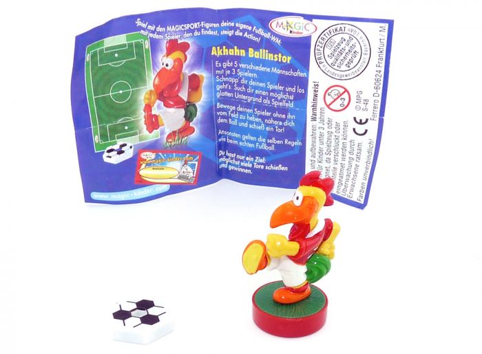 Akhan Ballinstor mit Ball und deutschen Beipackzettel (Magic Sport)
