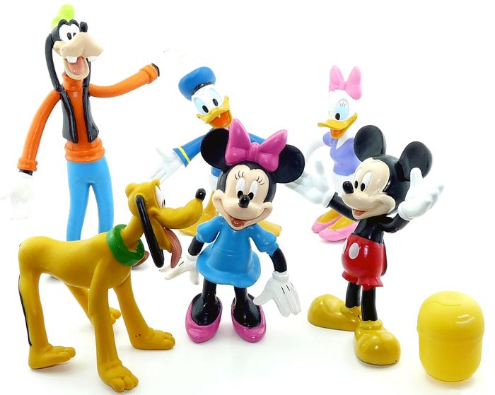 6 Werbefiguren - Biegefiguren von Walt Disney Albert Heijn