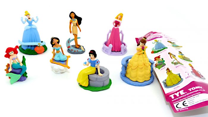 Disneys Princess Magical Forever. 7er Figuren Set mit 7 Beipackzetteln