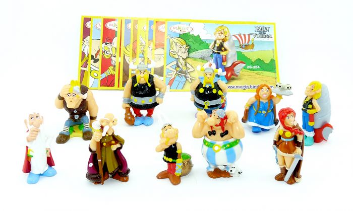 Asterix und die Vikings Komplettsatz mit 10 Beipackzettel [EU Satz]