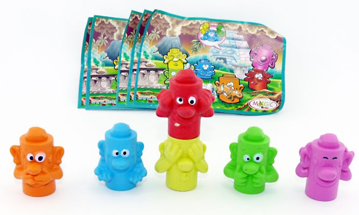 6 Bleistift - Aufsätze als lustige Radiergummis (Sätze Deutschland)