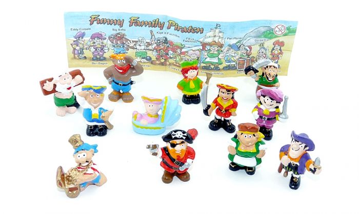 12 Funny Family Piraten Figuren der Firma Litschlan Toys