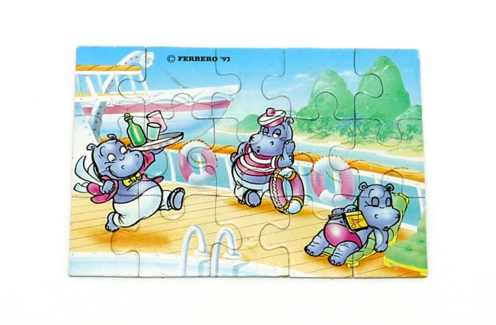 Puzzleecke von Happy Hippo Traumschiff ohne Beipackzettel oben rechts