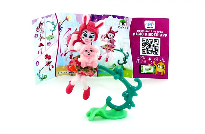 Bree Bunny Figur von den Enchantimals mit Beipackzettel (DV431)