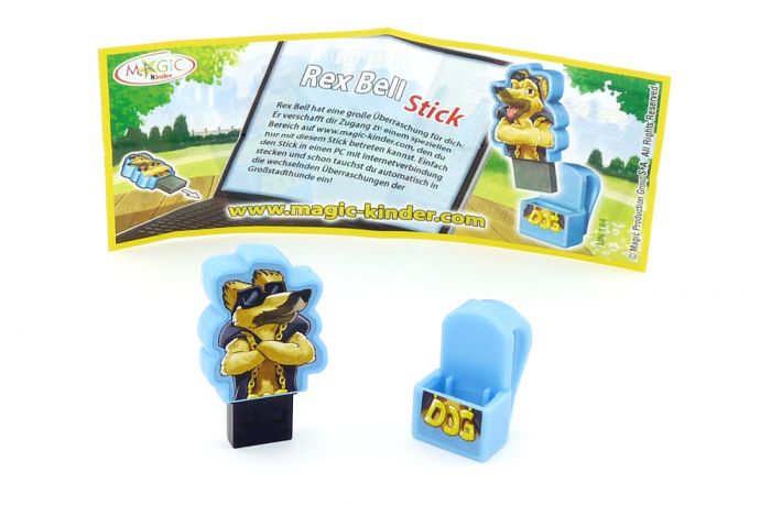 Rex Bell als USB Stick mit Beipackzettel (Großstadthunde)