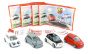 Satz FIAT ABARTH Autos aus Italien + alle 4 Beipackzettel Aufkleber dazu (Modellautos)