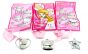 Hello Kitty Set von 3 Metallanhängern. Mini Gran Sorpresa von 2012 mit allen Beipackzetteln 