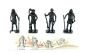 4er Figurensatz Indianer mit Beipackzettel (Metallfiguren)