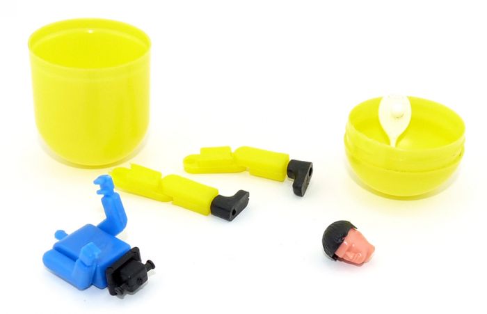 Sportler Tennisspieler von 1978 mit Schläger und Ball in Kapsel