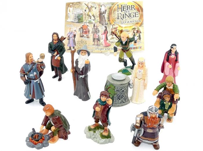 Figuren Aus Herr Der Ringe Figuren von der Herr der Ringe Teil 1 die Gefährten - Ü-Ei online Shop