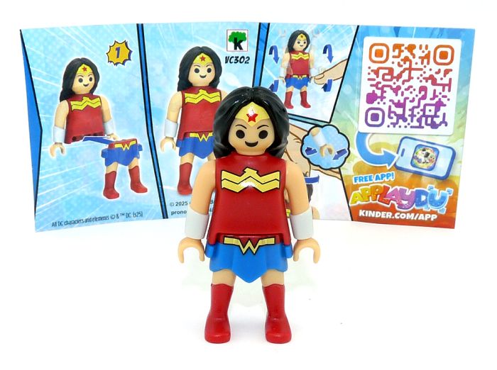 Wonder Woman von den DC Playmobile 2025 mit Beipackzettel [Kennung VC302]