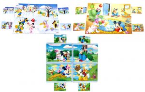 Superpuzzle Micky und Friends von Rübezahl und Koch mit 12 Puzzleecken und Bauanleitungen (Komplett - Superpuzzle)