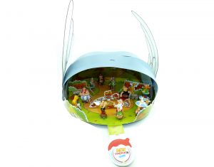 Diorama von Asterix und die Römer als Helm