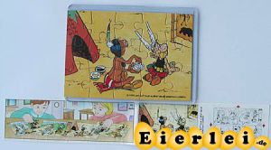 Puzzleecke Asterix in Amerika mit BPZ unten links (Puzzle)