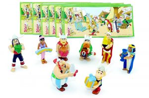 Satz Asterix Geburtstag mit allen Beipackzetteln (EU Figurensatz)