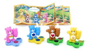 Satz Glücksbärchen - Care Bears in 2018 mit allen 4 Zetteln