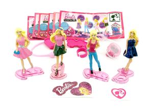 Barbie Fashionistas Figuren Set mit Beipackzetteln (Sätze Deutschland)