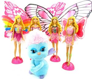 Satz Barbie Fairytopia aus dem XXL Ei von Ferrero mit allen BPZ (Gigante Maxi)