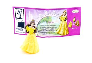 Belle mit deutschen Beipackzettel aus dem Ü-Ei (Prinzessinnen)