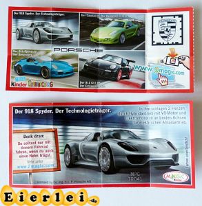 Der 918 Spyder - Porsche (Beipackzettel)