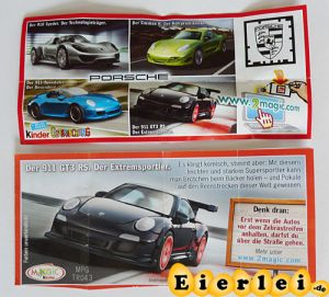 Der 911 GT3 RS - Porsche (Beipackzettel)