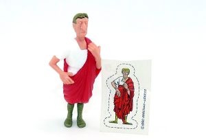 EU Steckfigur von Caesar mit Aufkleber auf Folie