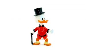 Dagobert Duck mit Zylinder (Donalds flotte Familie)