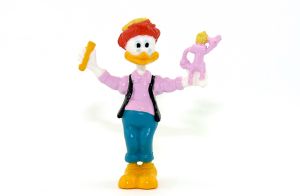Daniel Düsentrieb und sein Helferlein. Höhe der Figur ca. 7 cm