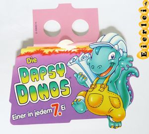 PAH von der Dapsy Dino Family mit Paul Plan (Palettenanhänger)