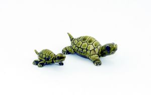 Große und kleine Schildkröte (Alte Ü-Ei Figuren)