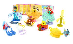 Disney Princess Figurensatz EN608 - EN616 aus Russland mit allen Beipackzetteln