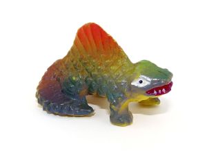 Dimetrodon aus gelben  Grundmaterial (Saurier von 1978)
