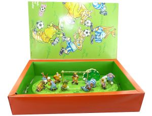 Diorama der Dribbel Boys komplett mit Poster und original Einschlagpapier