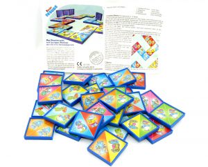 Das Dominospiel mit Serienfigurbildern aus dem Maxi Ei Kinder
