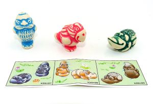 3 "Verschiedene Wendefiguren" mit einem Beipackzettel