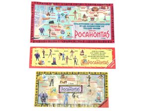 Alle 3 Beipackzettel von den Pocahontas - Pocahonta [Firma NESTLE]