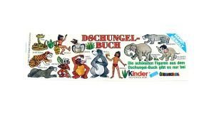 Beipackzettel zur Serie das Dschungelbuch in Top Zustand