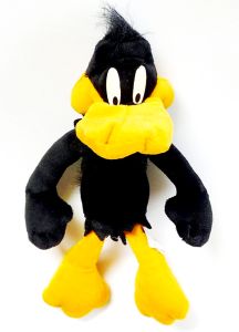 Duffy Duck von 1997 als Plüschfiguren. Höhe ca. 20cm