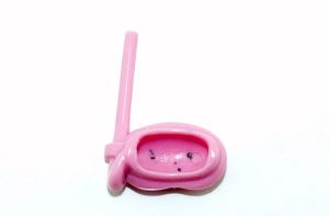 Rosa Test Taucherbrille Hippos 1988 Taucher Toni mit schwarzem Material vermengt