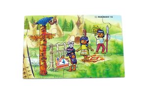 Schlangenfluss - Indianer. Puzzleecke oben links