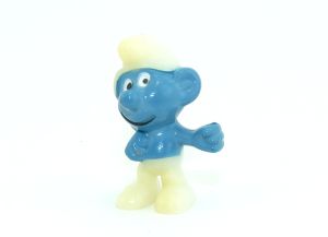 Eitelkeitsschlumpf als Erdbeerschlumpf  (Ü-Ei Rarität)