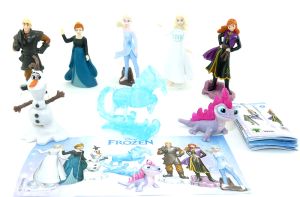 Die Eiskönigin 3. Alle Figuren der Serie mit Beipackzettel (Frozen 2025) 
