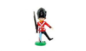 Gardegrenadier mit Gewehr Figur (Soldaten mit Bärenfellmütze - Grenadiermütze)