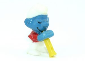 Flötenschlumpf mit zwei großen und einem kleinen Loch in Top Zustand