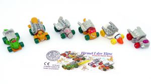 Formel 1 der Tiere - tierische Power Racer mit Metall Motor