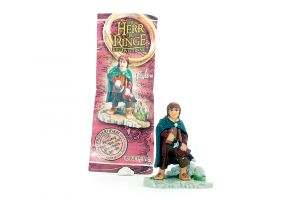 Frodo mit Beipackzettel aus dem Adventskalender (Herr der Ringe 2)