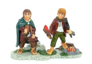 Frodo und Sam zusammengesteckt aus dem Teil Herr der Ringe "Die zwei Türme"